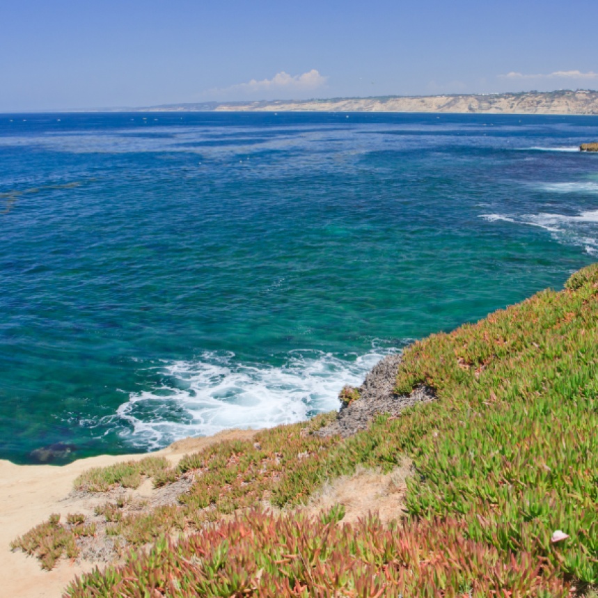 La Jolla coast near San Diego, Southern California